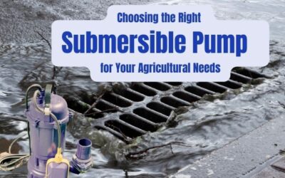 Choosing the Right Submersible Pump for Your Agricultural Needs